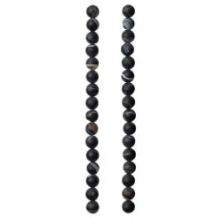 Discount ๐ 12 Pack: Matte Black & Brown Striped Agate Round Beads, 8mm by Bead Landing™ ๐ 7 Discount ๐ 12 Pack: Matte Black & Brown Striped Agate Round Beads, 8mm by Bead Landing™ ๐ -Deals Bead Landing Store MP549756 30