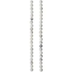 Top 10 🔥 12 Pack: Matte White & Gray Howlite Round Beads, 6mm by Bead Landing™ 🎁 -Deals Bead Landing Store MP549761 30