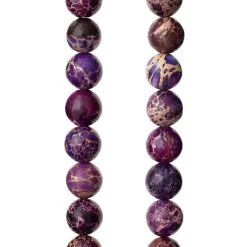 Best reviews of ⌛ 12 Pack: Purple Crackled Jasper Round Beads, 8mm by Bead Landing™ 😀