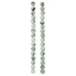 Promo ⭐ 12 Pack: White Kiwi Stone Round Beads, 8mm by Bead Landing™ 👍 -Deals Bead Landing Store MP549772 30