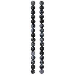 Buy ✨ 12 Pack: Black & Grey Jasper Round Beads, 8mm by Bead Landing™ 😉 -Deals Bead Landing Store MP549791 30