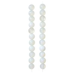 Wholesale 🔥 12 Pack: Opal Moonstone Glass Round Beads, 10mm by Bead Landing™ 👏 -Deals Bead Landing Store MP550345 30