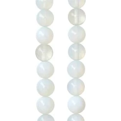 Wholesale 🔥 12 Pack: Opal Moonstone Glass Round Beads, 10mm by Bead Landing™ 👏