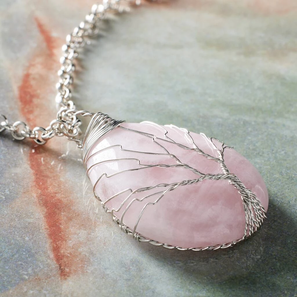 Discount ๐งจ 12 Pack: Signature Rose Quartz Wire Wrapped Pendant by Bead Landing™ ๐ 4 Discount ๐งจ 12 Pack: Signature Rose Quartz Wire Wrapped Pendant by Bead Landing™ ๐ - Image 2