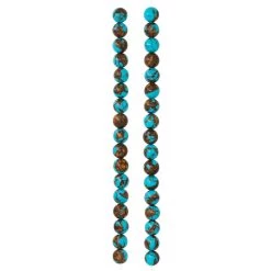 Buy 🧨 12 Pack: Turquoise Siderolite Round Beads, 8mm by Bead Landing™ 🎉 -Deals Bead Landing Store MP593997 30