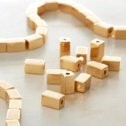 Budget ✨ 12 Pack: Gold Hematite Square Beads, 5mm by Bead Landing™ 👍 -Deals Bead Landing Store MP594014 20