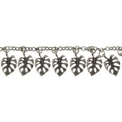 Best Sale 🛒 12 Pack: Oxidized Silver Metal Palm Leaf Charms, 20mm by Bead Landing™ 😀