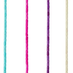 Hot Sale ✨ 12 Pack: Bright Reconstituted Tube Beads, 5mm by Bead Landing™ 😉