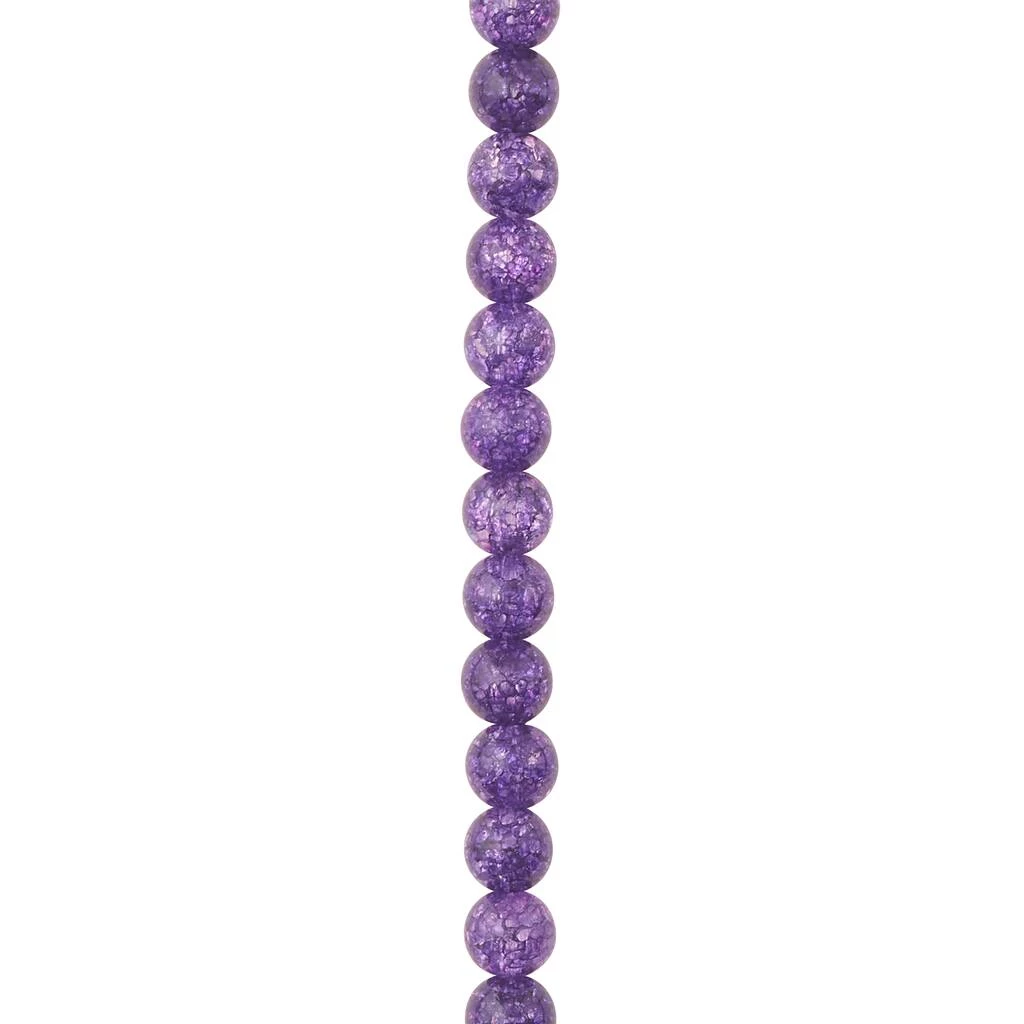 Budget 👍 12 Pack: Purple Crackled Quartz Round Beads, 6mm by Bead Landing™ 👍 7 Budget 👍 12 Pack: Purple Crackled Quartz Round Beads, 6mm by Bead Landing™ 👍 - Image 5