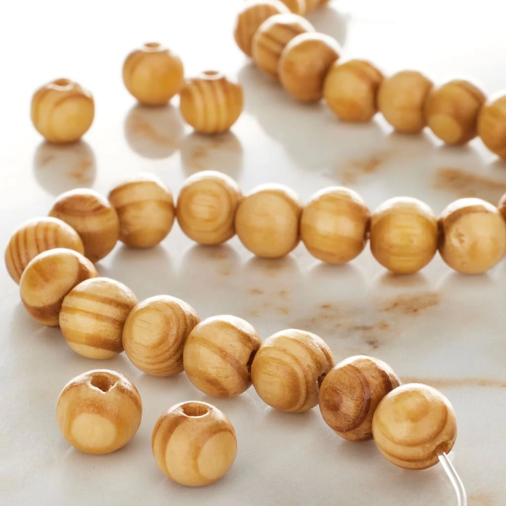 Cheap 😍 12 Pack: Natural Pine Wood Round Beads, 10mm by Bead Landing™ 😀 4 Cheap 😍 12 Pack: Natural Pine Wood Round Beads, 10mm by Bead Landing™ 😀 - Image 2
