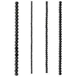 Best Sale 😀 12 Packs: 4 ct. (48 total) Black Faceted Glass Round Beads by Bead Landing™ ✨ -Deals Bead Landing Store MP594097 30