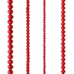Top 10 🔥 12 Pack: Red Faceted Glass Rondelle Beads by Bead Landing™ 😍