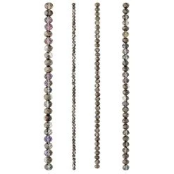 Wholesale ๐ 12 Packs: 4 ct. (48 total) Gray Faceted Glass Rondelle Beads by Bead Landing™ ๐ 7 Wholesale ๐ 12 Packs: 4 ct. (48 total) Gray Faceted Glass Rondelle Beads by Bead Landing™ ๐ -Deals Bead Landing Store MP594105 30