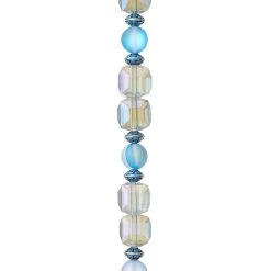 Best Pirce 🔥 12 Pack: Aqua Mixed Glass Round & Cube Beads by Bead Landing™ 😉
