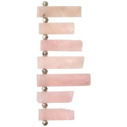 Brand new ✔️ 6 Pack: Rose Quartz Rectangular Beads by Bead Landing™ 🤩 -Deals Bead Landing Store MP630764 30