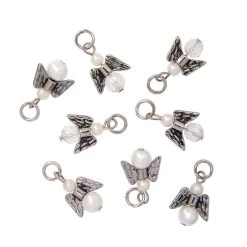 Best Pirce 🎁 12 Packs: 12 ct. (144 total) Charmalong™ Rhodium Angel Charms by Bead Landing™ 😀 -Deals Bead Landing Store MP630844 30