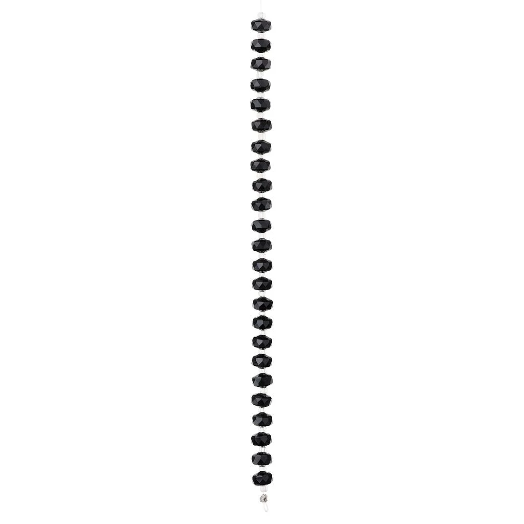 New ⌛ 12 Pack: Black Faceted Glass Rondelle Beads, 8mm by Bead Landing™ 👍 6 New ⌛ 12 Pack: Black Faceted Glass Rondelle Beads, 8mm by Bead Landing™ 👍 - Image 4