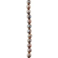Brand new 🧨 12 Pack: Yellow Silverite Tiger's Eye Faceted Round Beads by Bead Landing™, 8mm 🔔
