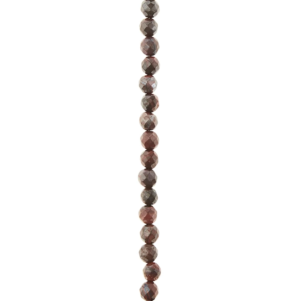 Deals 🎉 12 Pack: Red Silverite Tiger's Eye Faceted Round Beads by Bead Landing™, 6mm ⌛ 3 Deals 🎉 12 Pack: Red Silverite Tiger's Eye Faceted Round Beads by Bead Landing™, 6mm ⌛