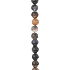 Hot Sale 🔔 12 Pack: Tuxedo Agate Round Beads, 8mm by Bead Landing® 👏 -Deals Bead Landing Store MP631270 31