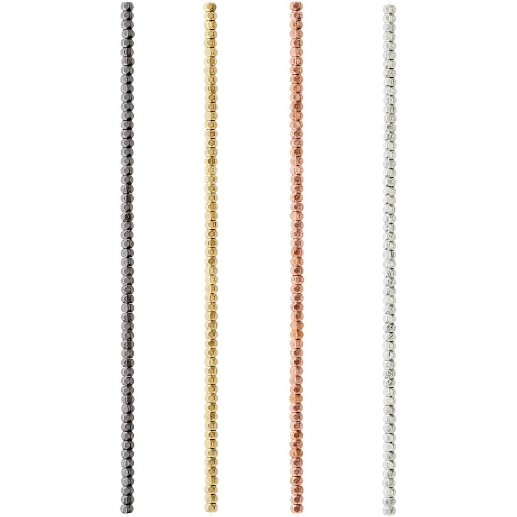 Flash Sale ๐ 12 Pack: Metal Faceted Rondelle Beads, 3mm by Bead Landing® ๐ 5 Flash Sale ๐ 12 Pack: Metal Faceted Rondelle Beads, 3mm by Bead Landing® ๐ - Image 3