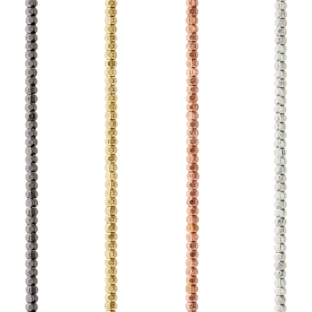 Flash Sale ๐ 12 Pack: Metal Faceted Rondelle Beads, 3mm by Bead Landing® ๐ 3 Flash Sale ๐ 12 Pack: Metal Faceted Rondelle Beads, 3mm by Bead Landing® ๐
