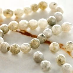 Cheap 🧨 12 Pack: White Labradorite Silverite Faceted Round Beads, 6mm by Bead Landing® 🤩 -Deals Bead Landing Store MP631489 20