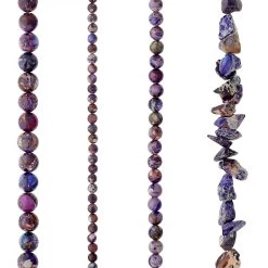Cheapest ๐ 6 Pack: Dark Purple Jasper Semi-Precious Beads Value Pack by Bead Landing™ ๐ฏ