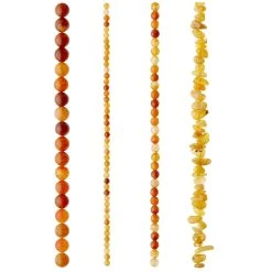 Promo 🤩 6 Pack: Yellow Agate Stone Semi-Precious Beads Value Pack by Bead Landing™ 🛒 -Deals Bead Landing Store MP633964 30