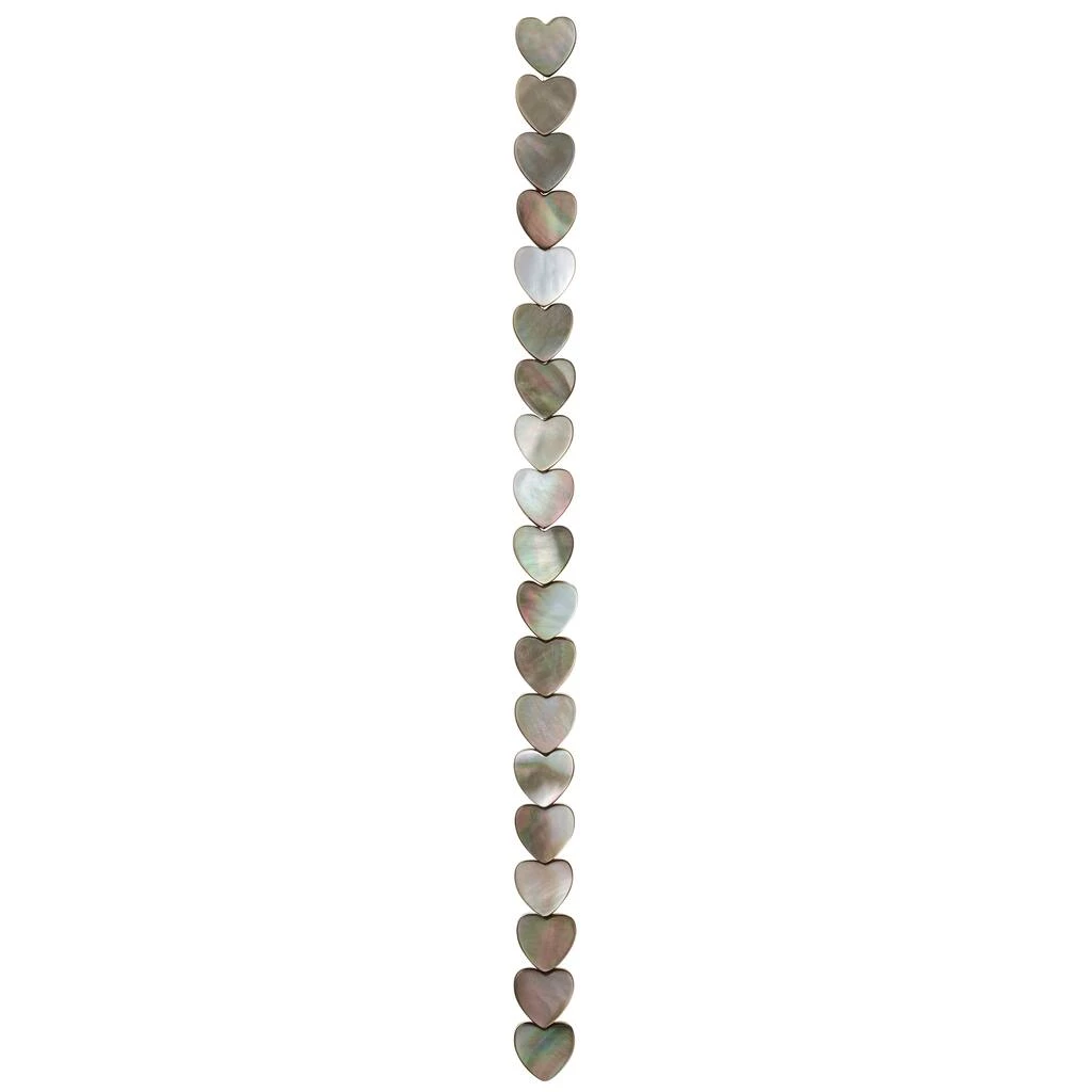 Hot Sale 👍 12 Pack: Gray Shell Heart Beads, 10mm by Bead Landing™ ⭐ 5 Hot Sale 👍 12 Pack: Gray Shell Heart Beads, 10mm by Bead Landing™ ⭐ - Image 3