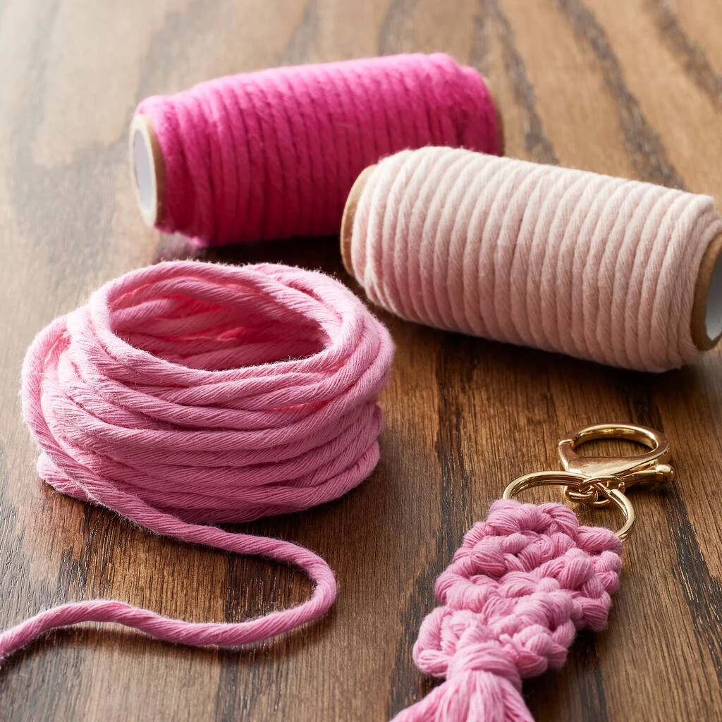 New π 6 Packs: 3 ct. (18 total) 3mm Pink Cotton Macramé Cords by Bead Landing™ π₯ 4 New π 6 Packs: 3 ct. (18 total) 3mm Pink Cotton Macramé Cords by Bead Landing™ π₯ - Image 2