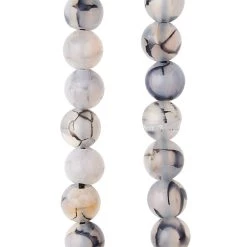 Cheapest ✨ 6 Pack: Crackled Black Large Hole Agate Round Beads, 10mm by Bead Landing™ ✨ -Deals Bead Landing Store MP666085 31