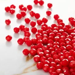 Cheap 🤩 12 Pack: Red Faceted Acrylic Round Craft Beads by Bead Landing™, 8mm ⭐ -Deals Bead Landing Store MP666394 20