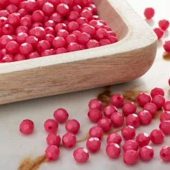 Cheap 🧨 12 Pack: Pink Faceted Acrylic Round Craft Beads by Bead Landing™, 8mm 🎉 -Deals Bead Landing Store MP666637 20