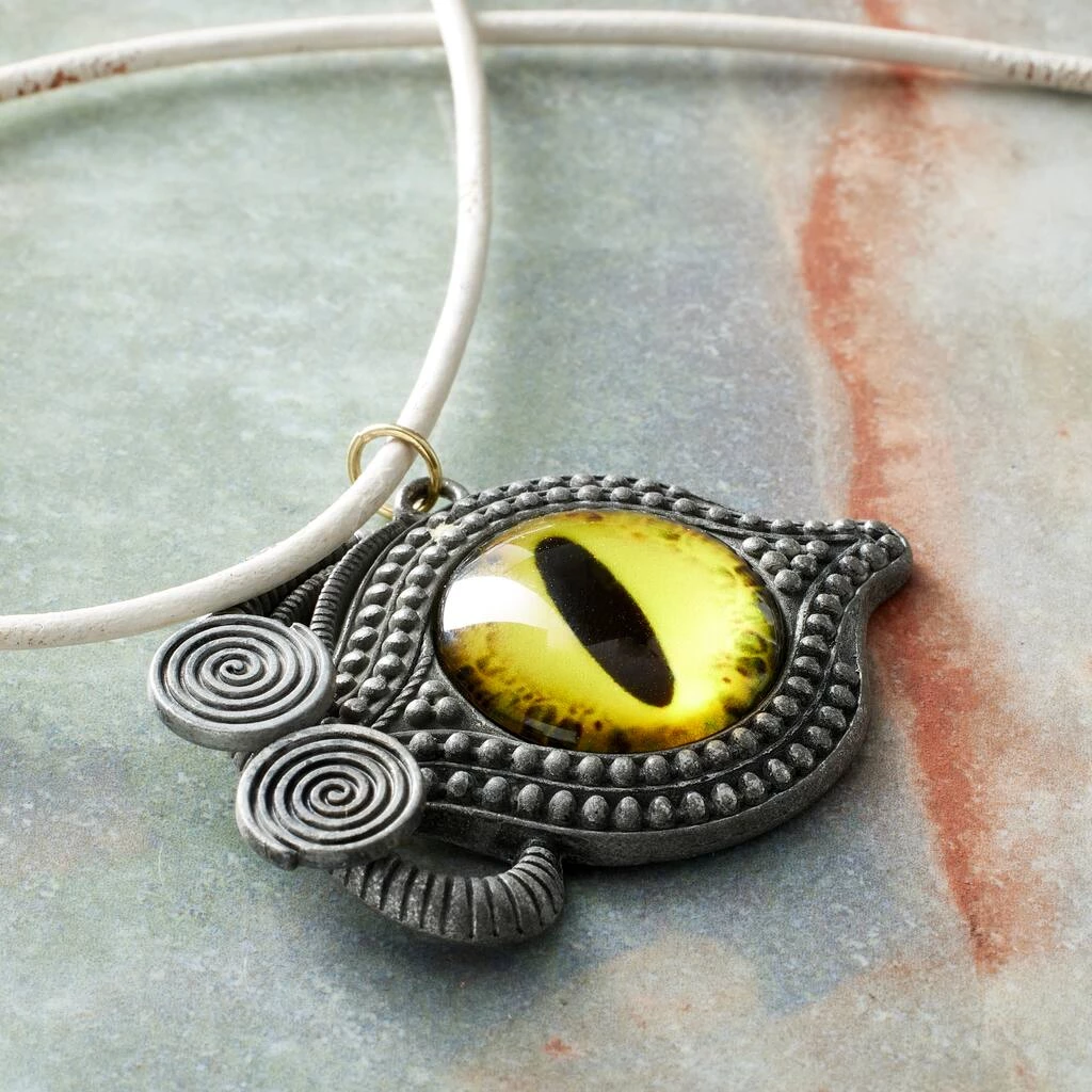 Deals ❤️ 12 Pack: Found Objects Yellow Eye Pendant by Bead Landing™ ⭐ 4 Deals ❤️ 12 Pack: Found Objects Yellow Eye Pendant by Bead Landing™ ⭐ - Image 2