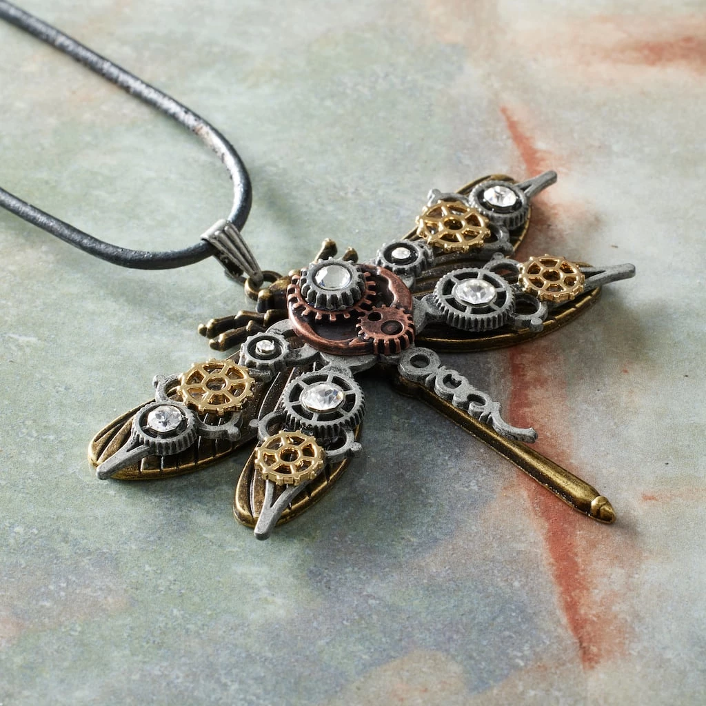New ๐ 12 Pack: Found Objects Clockwork Dragonfly Pendant by Bead Landing™ ๐ 4 New ๐ 12 Pack: Found Objects Clockwork Dragonfly Pendant by Bead Landing™ ๐ - Image 2