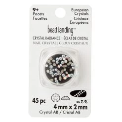 Hot Sale 🔥 6 Packs: 45 ct. (270 total) Crystal Radiance Crystal AB Nail European Crystals by Bead Landing™ 🎉 -Deals Bead Landing Store MP682764 30