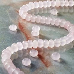 Cheapest 🎉 12 Pack: Rose Quartz Rondelle Beads, 6mm by Bead Landing™ 🔥 -Deals Bead Landing Store MP685876 20