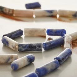 Cheap ⭐ 12 Pack: Sodalite Tube Beads, 12mm by Bead Landing™ 🔥 -Deals Bead Landing Store MP685887 20